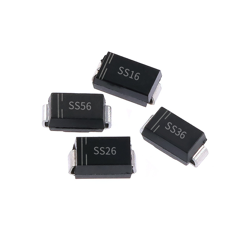 贴片肖特基二极管SS16/SS26/SS36/SS56 封装SMA 1A 2A 3A 5A 60V