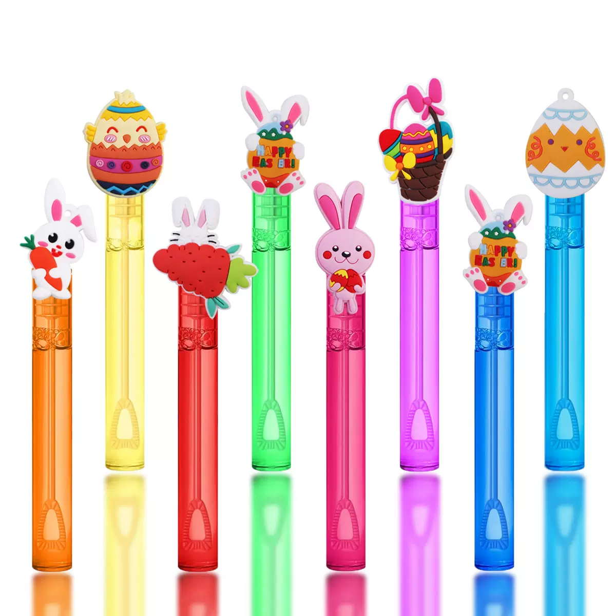 彩蛋复活节泡泡棒带泡泡水阳光彩色泡泡跨境泡泡棒礼品益智礼包