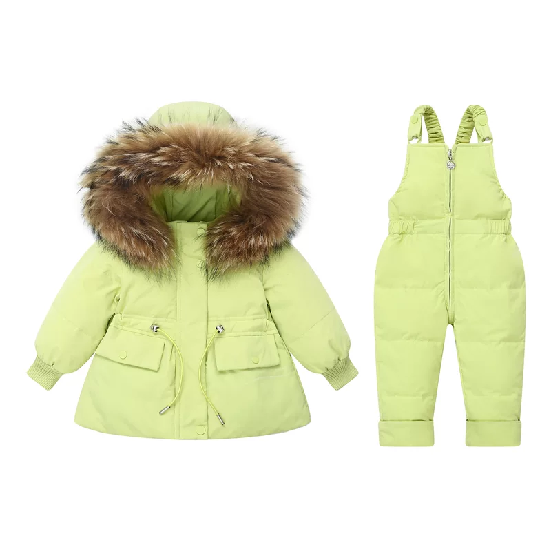Winter children's down jacket, waterproof warm overall, set, 24 years