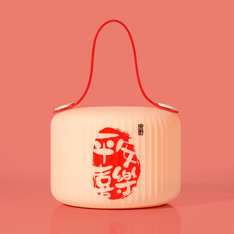 创意手提灯笼小夜灯充电硅胶拍拍卧室床头灯伴睡氛围灯中秋节礼物|undefined