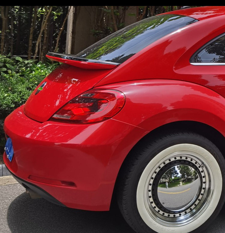 Suitable for 13-21 Models of the New Volkswagen Beetle, Modified for 17-18 Models, Original Factory Style Rear Wing, No-Drill Roof Wing