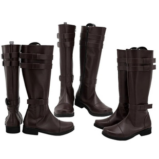 Obi-Mong Kok Color Playing Shoes Men's Space War Boots Jedi Knight Costume Knight Shoes Halloween Costume Accessories
