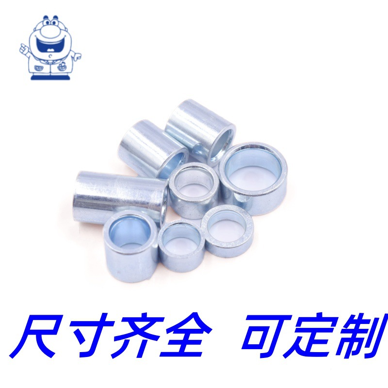 镀锌铁隔套衬套 轴承套配件木工机械健身器材冷墩轴套管筒加工