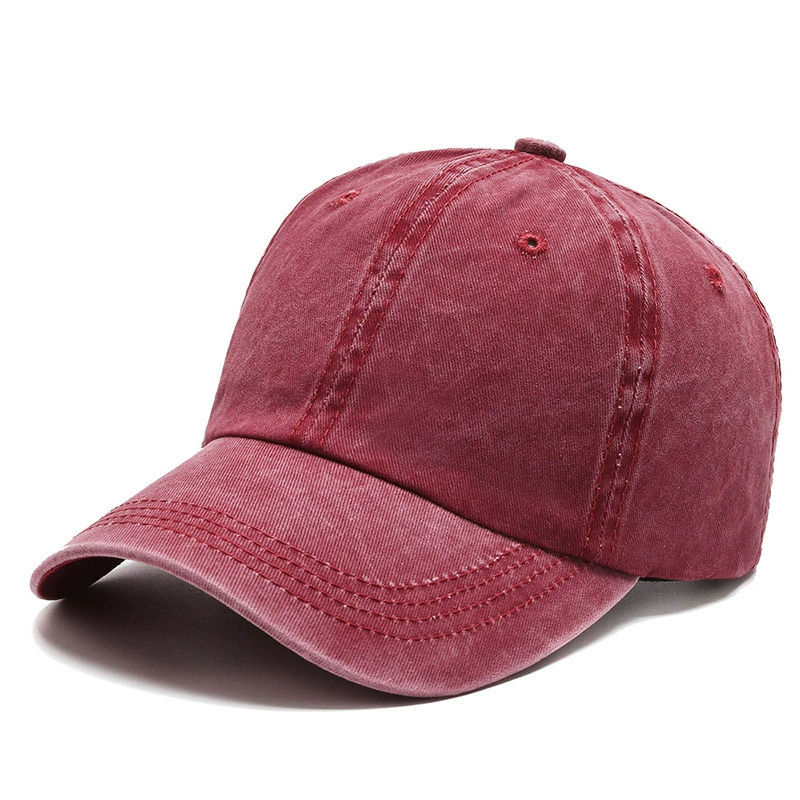 Хлопковая ретро бейсболка «dad hat», 100% хлопок, возможна вышивка логотипа, случайный цвет