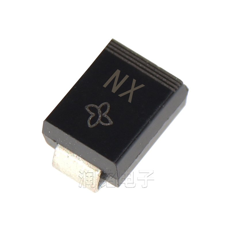 电路保护 SMBJ90A SMB 丝印NX 单向 TVS瞬变二极管 DO-214AA
