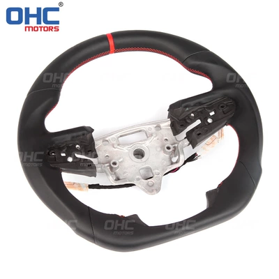Suitable for Jeep pure carbon fiber full skin heated steering wheel suitable for GMC SIERRA 1500 2500 35 (Steering wheel)