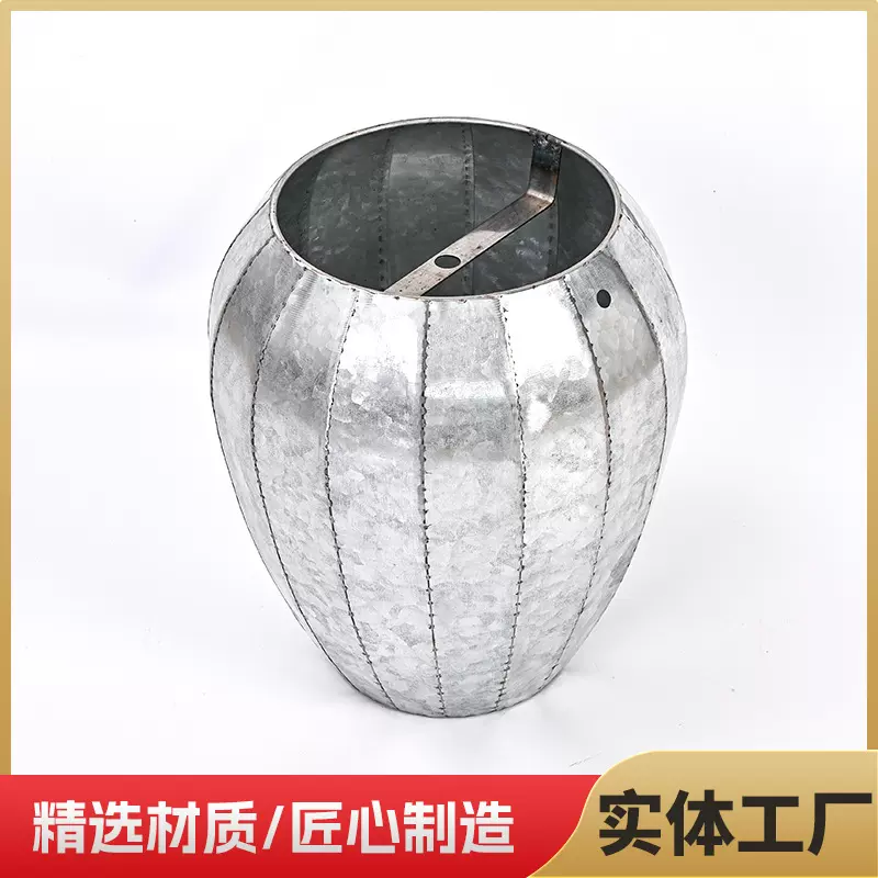 复古镀锌铁皮灯罩外壳加工厂欧式铁皮外壳灯罩外壳铁艺定做来图样