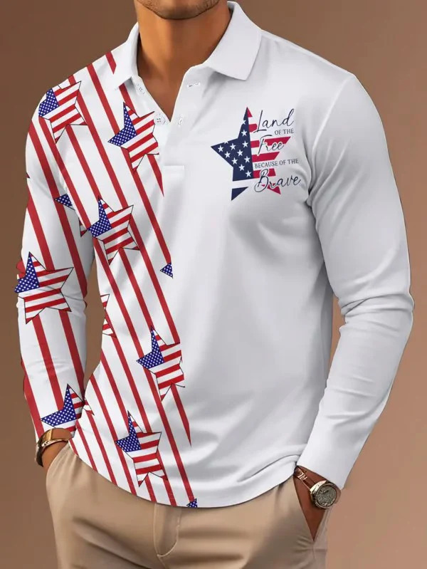 2024 nuevo estilo Amazon comercio exterior casual todo fósforo moda de alta calidad botón de manga larga POLO camisa MB14