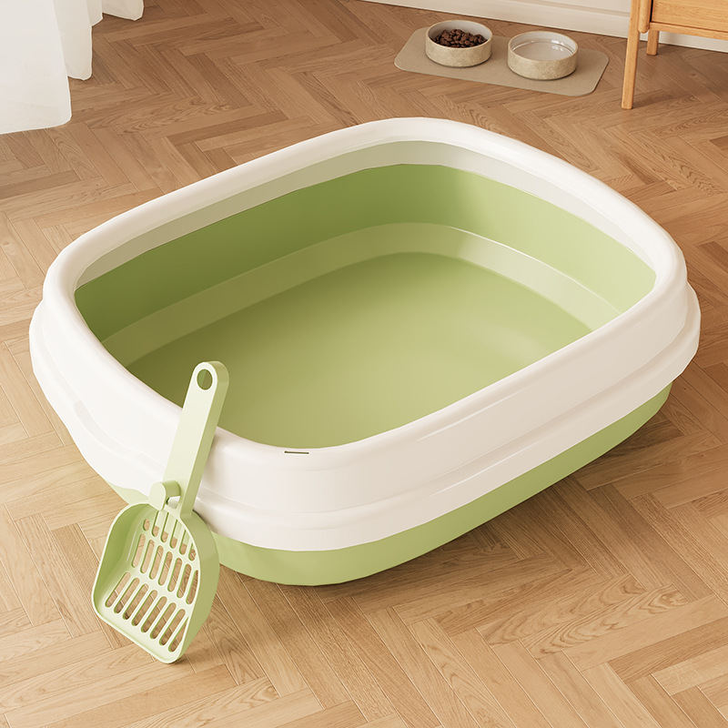 연한 녹색 [무료 고양이 쓰레기 국자]