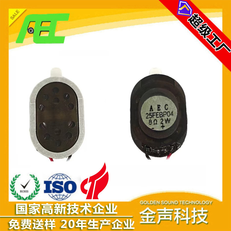 Quanzhou Aec 20*30 Runway Type 8 Ohm 2W Shell Speaker Face Recognition Voice Speaker Smart Door