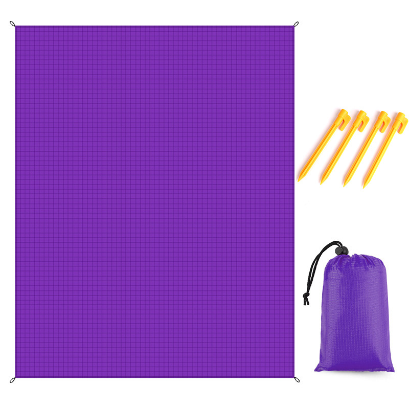 지상 손톱으로 자주색