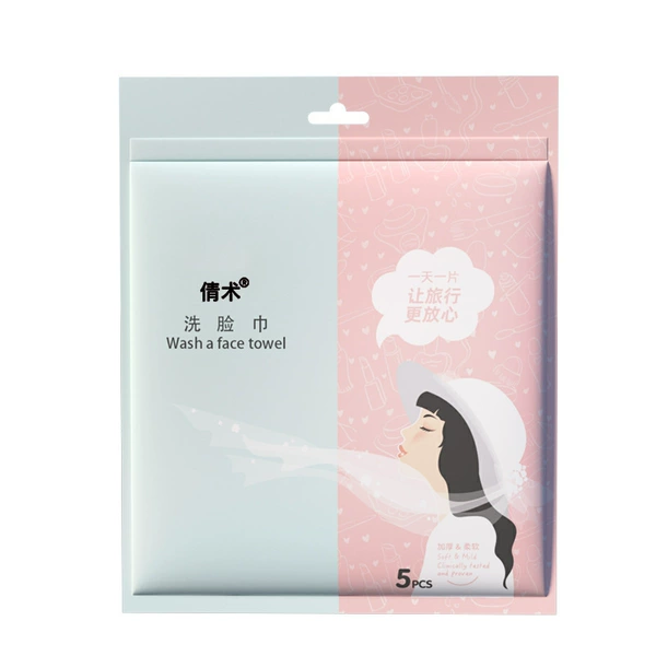 Wet wipes for face washing, 5 pieces
