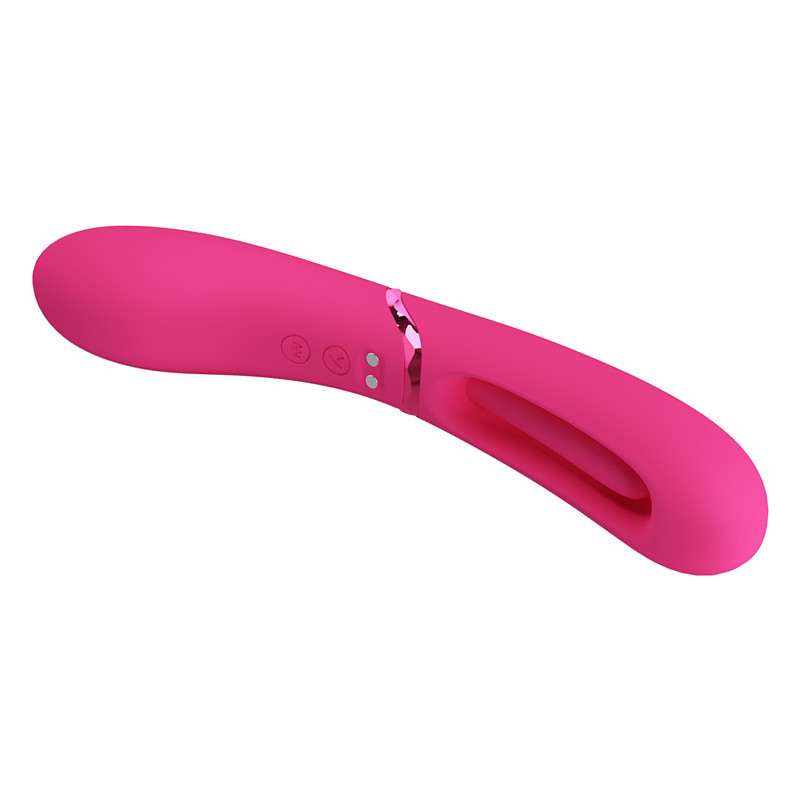 Bâton de massage vibrant en silicone rechargeable usb_voghion.com