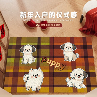 Avtomobil döşəmə paspasları — Door Mat - velvet-gathering-4060cm-silk-circle
