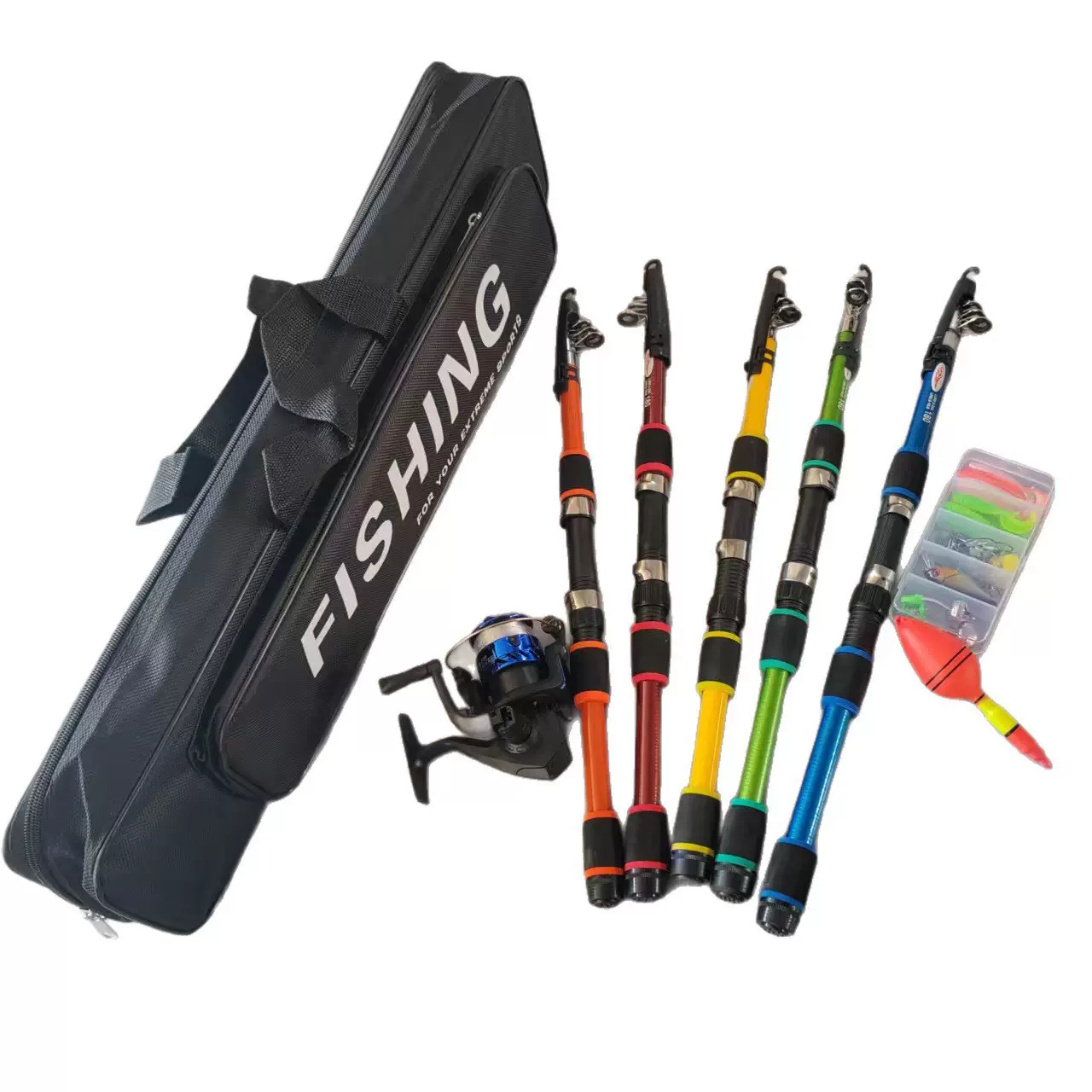 路亚竿玻璃钢枪柄全套路亚杆套装远投海钓钓鱼竿厂家跨境批发