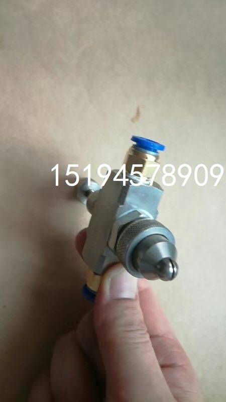 东台市可调型小头扇形空气雾化喷头  细雾加湿不锈钢虹吸喷头