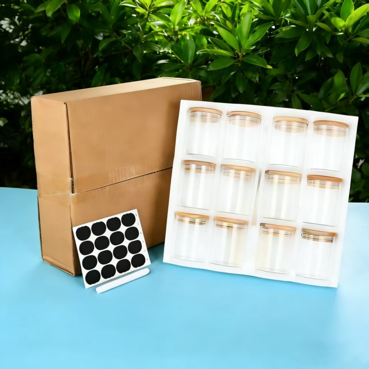Caja de especias, botella de condimento, botella dividida, tanque de sellado de vidrio de alto silicio, tanque de almacenamiento, botella de condimento, botella de cocina doméstica