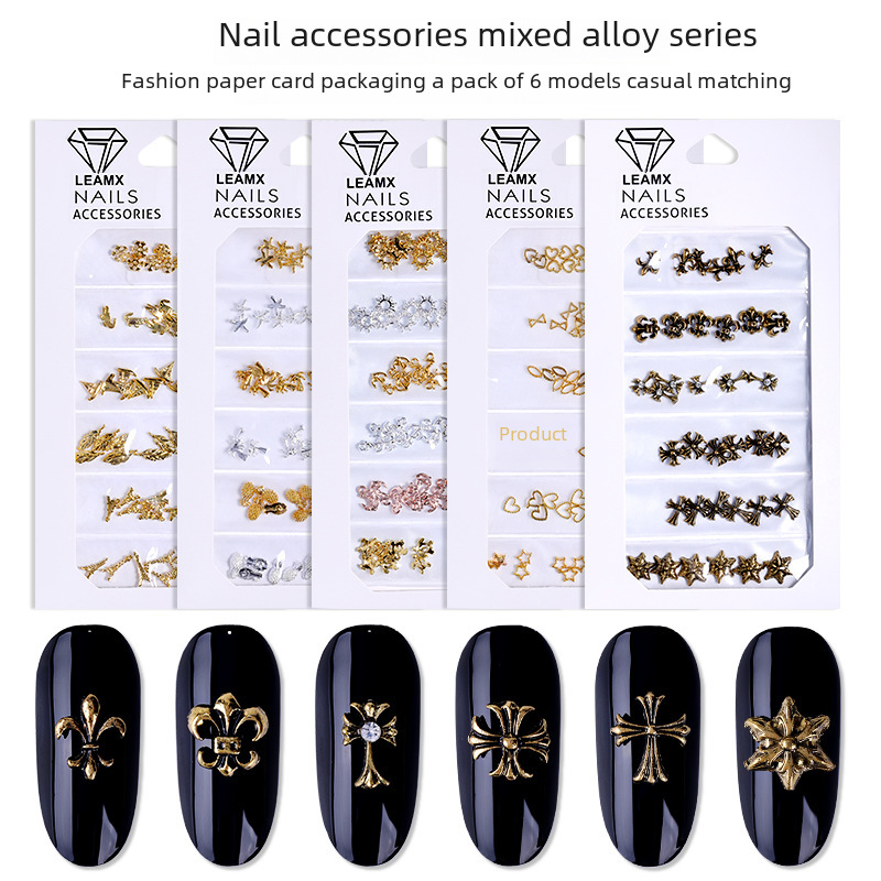 mixed marine nail decoration