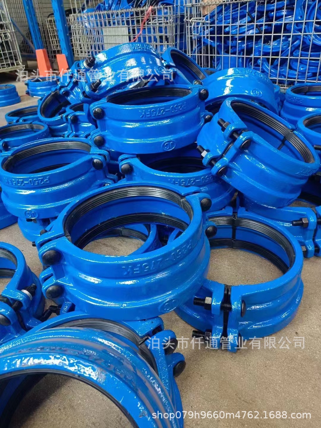 铸铁铁管PE/PPR管承口哈夫节大肚子承插抢修节变径大小头