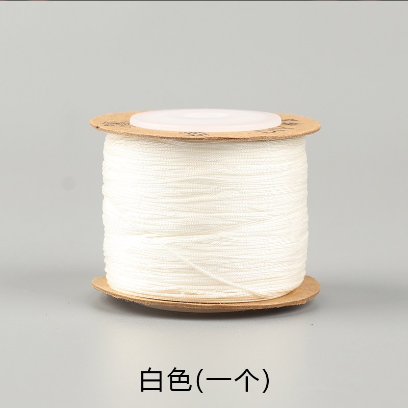 N ° 71 hilo de Jade 0,4mm cuerda trenzada colgante hecho a mano pulsera de cuerda roja cuerda de la mano material de bricolaje collar de cadena