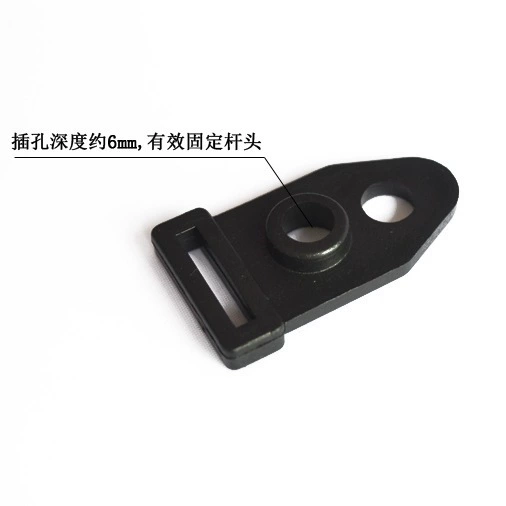 Plastic tent for eyes, clips included