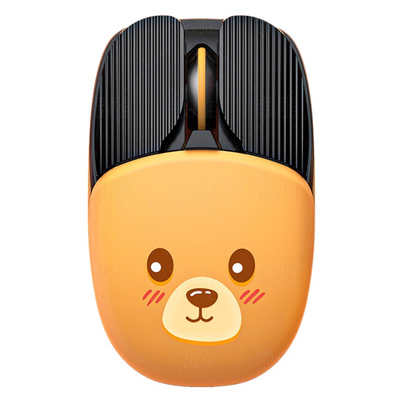 Talla de plata A10 dibujos animados carga ratón inalámbrico Bluetooth creativo Oficina Juego Mini Mute accesorios ordenador modelo privado