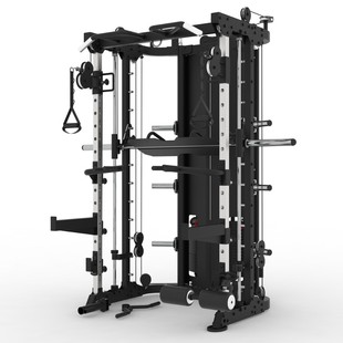 Commercial Smith machine comprehensive trainer multifunctional squat small bird gantry suit combination fitness equipment