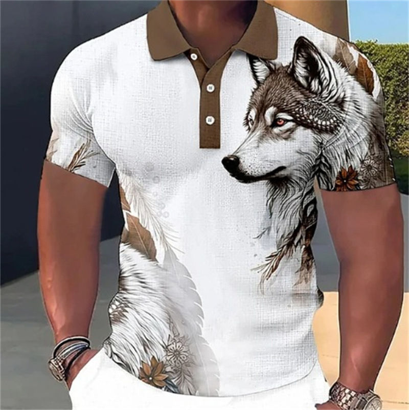 2025 nuevo estilo europeo y americano transfronterizo Amazon tendencia casual camisa POLO de manga corta de alta calidad para hombres MB13