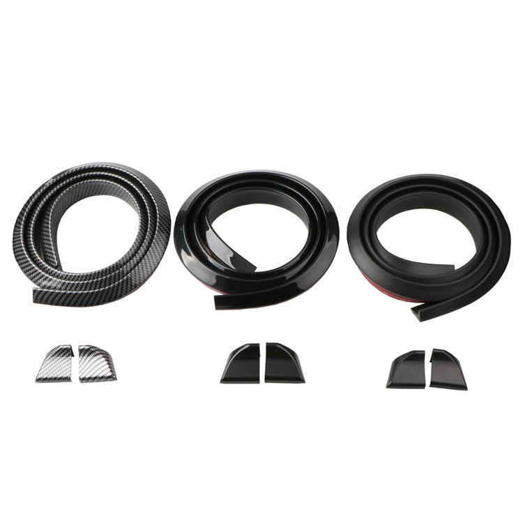 Car Modification Universal Rubber Tail Wing Large Tail Wing Small Tail Wing Wholesale Carbon Fiber Tail Wing Rubber Strip Wing