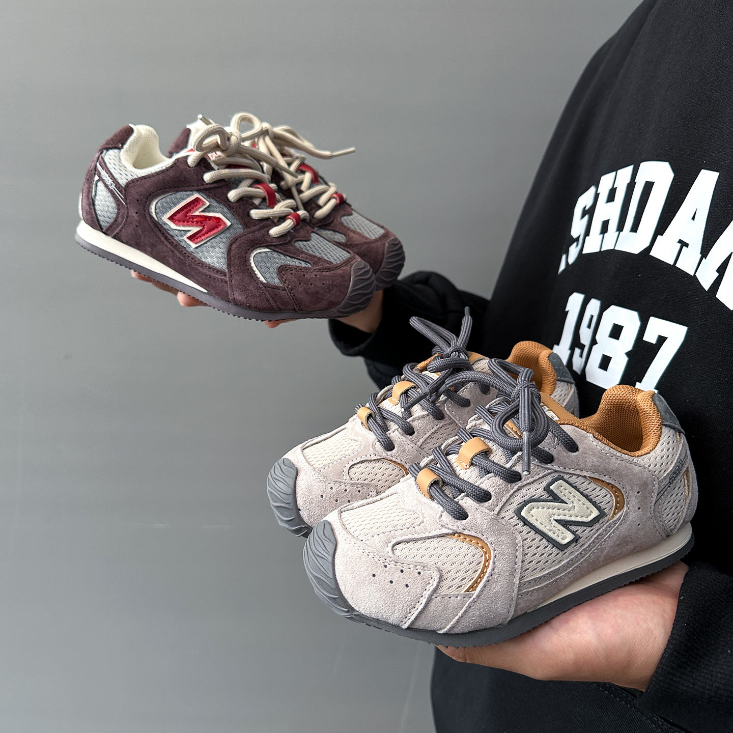 Retro universal children's autumn running sneakers for leisure for…