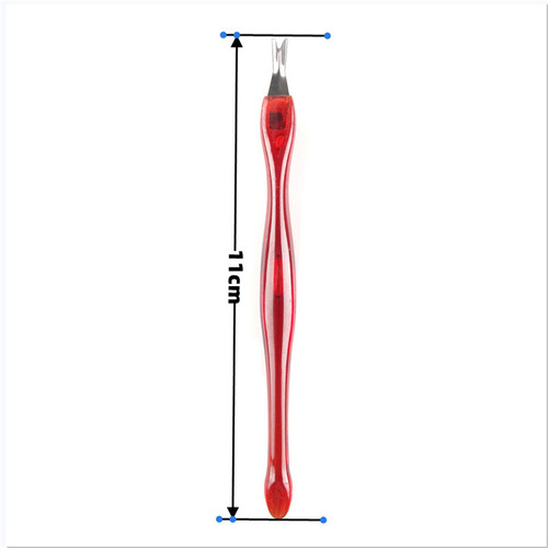 Dead skin fork manicure tool, cuticle dead skin tool, large and small dead skin fork, manicure tool set, dead skin pusher
