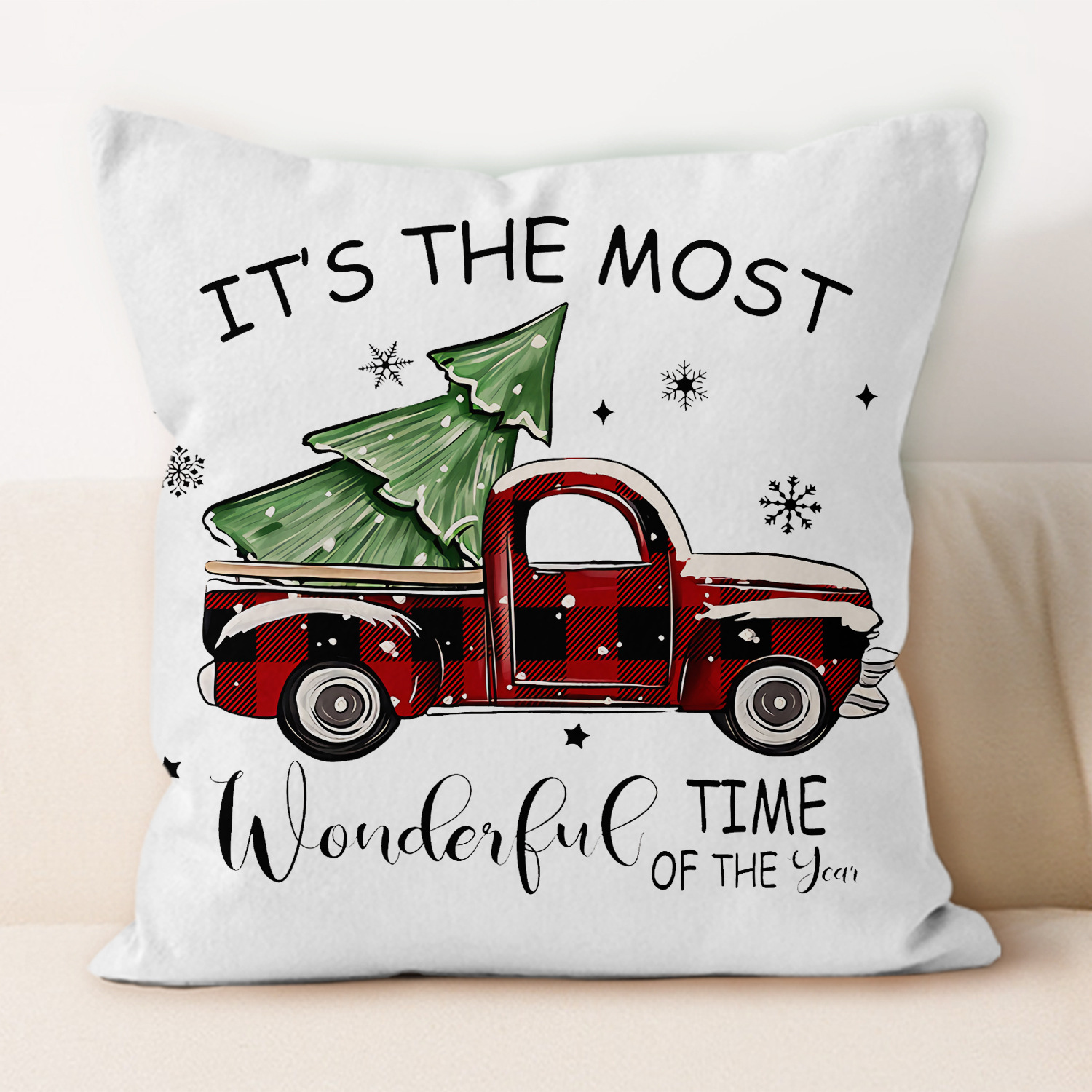 Amazon nuevo 2025 almohada de almuerzo almohada de oficina almohada de almuerzo almohada de cubierta de almohada de cuadrícula roja