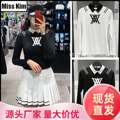 高尔夫服装女士长袖防晒polo百搭透气修身时尚运动球衣golf球上衣