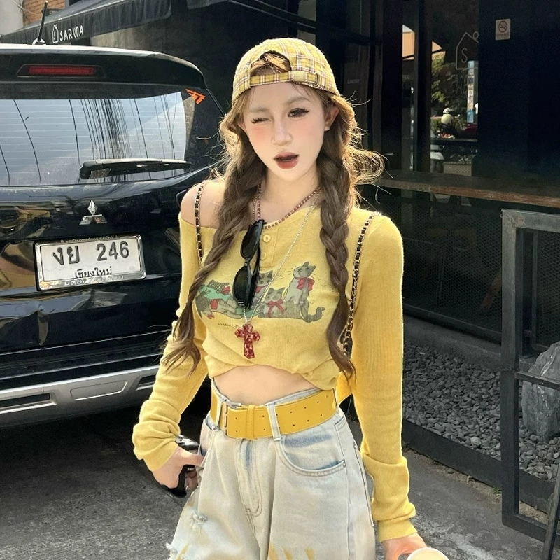 Lemon yellow belt, accessory, simple and elegant design