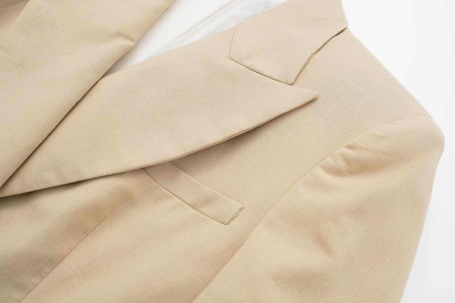 157g Weight Long Sleeve Sleeve Length Viscose fiber Fabric Type Pants Sets Sets Type 3 Pieces Set Quantity Daily Occasion Turndown Neckline Regular Fit Fit Type Solid Color Pattern Summer, Spring Season Women's Gender Business, Classic Style Style Women's Long Sleeve Blazers Business Classic Style Solid Color 94