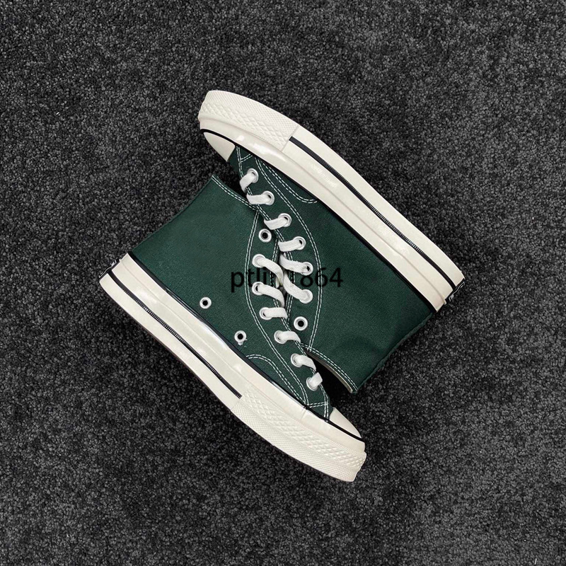 Auténticos zapatos de hombre Meiqi Converse aj 1970s zapatos de mujer zapatos de lona zapatos altos cremosos azules vulcanizados originales puros image 16