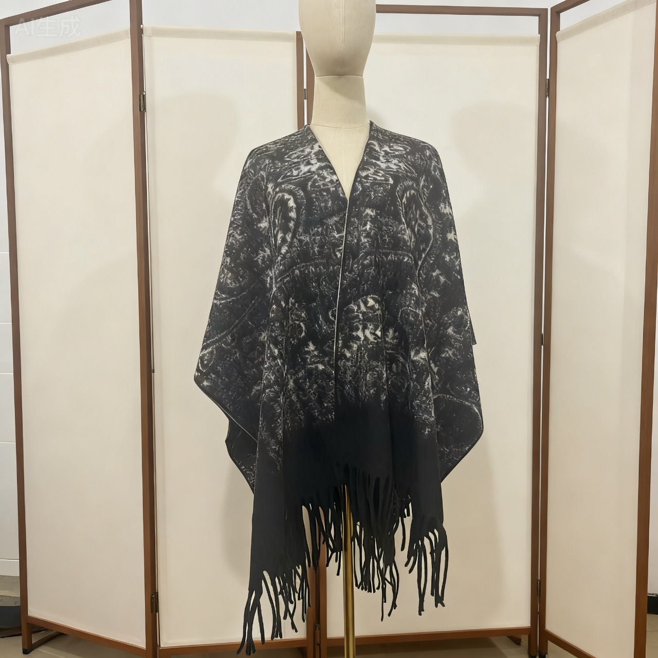 캐슈 꽃 - 검정색