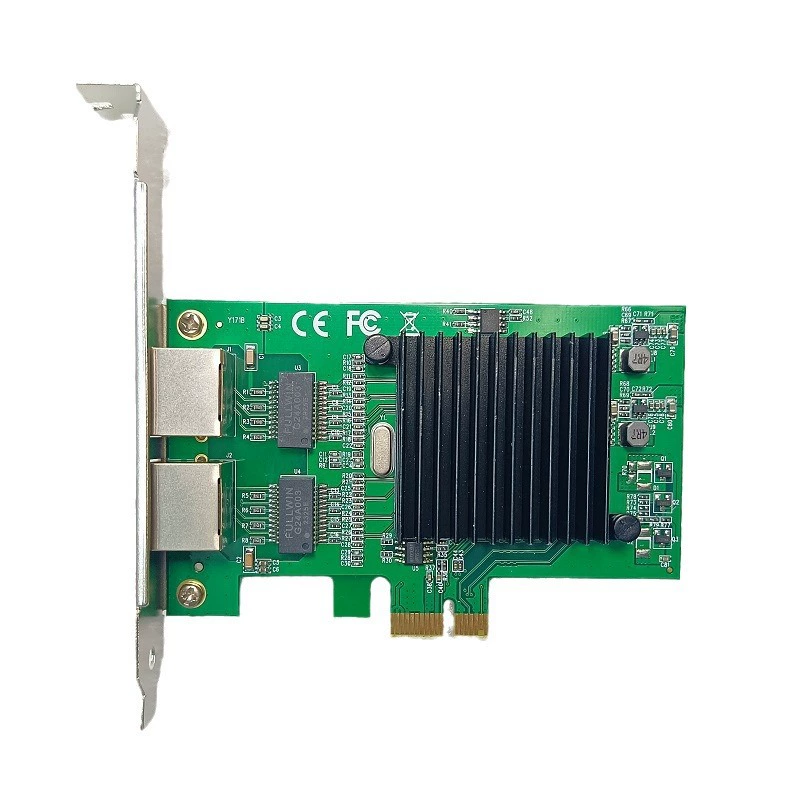 Десктопная PCI-E сетевая карта с двумя портами Intel 82576 чипсет серверная сетевая карта поддерживает конвергенцию, программный маршрутизатор ROS