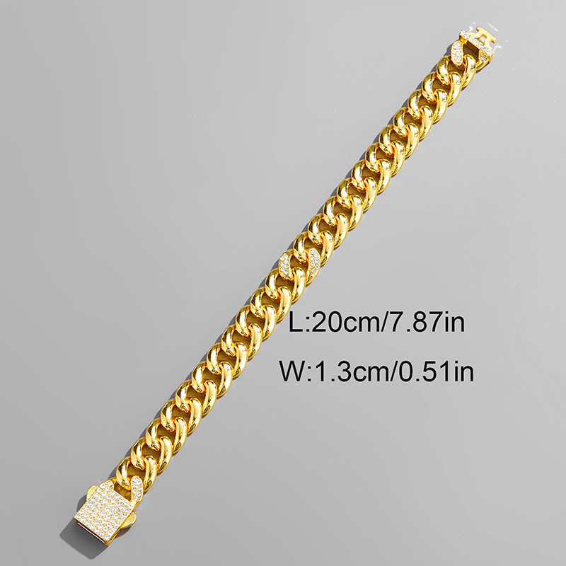 Cuban Chain Necklace For Men - Personalized Punk Hip Hop Style_voghion.com