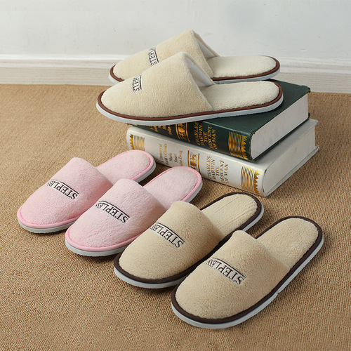 Waiter non-disposable EVA indoor slippers wholesale for B&B LOGO guest use five-star hotel travel