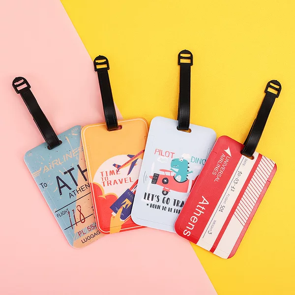 Abs Luggage Tag, Aircraft Checked Identification Card, Boarding Case Label, Bus Card Holder and Tag Customization