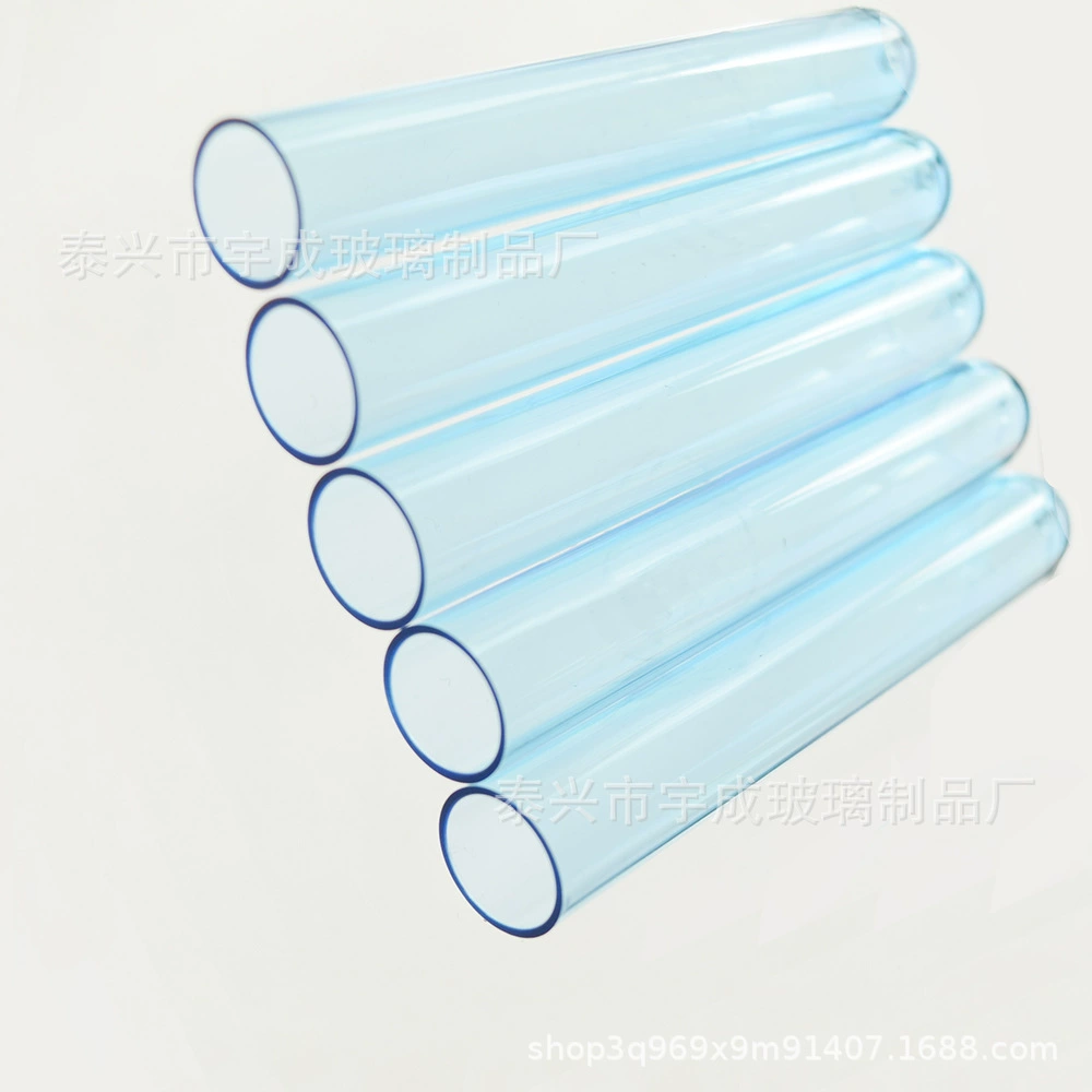 Синяя пластиковая пробирка 13*78 мм с деревянной пробкой пластиковая пробка PS прозрачная твердая пробка для упаковки