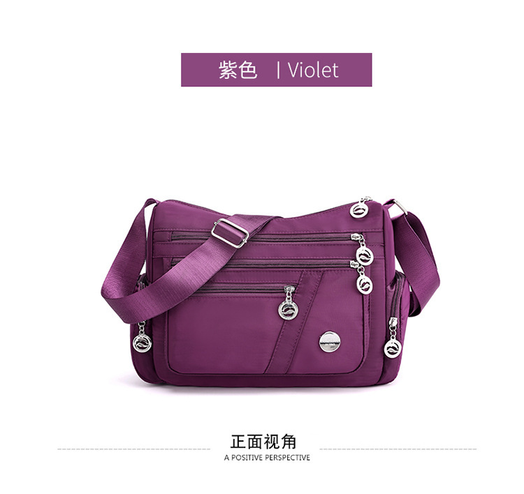 Ladies' fashionable crossbody bag, casual waterproof nylon shoulder bag, trendy and versatile mom bag, business bag wholesale and consignment undefined