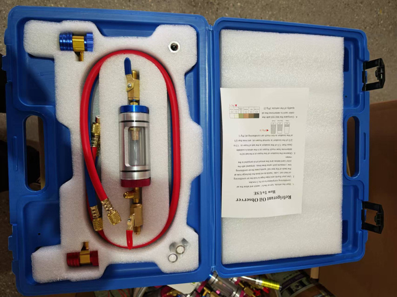 カーエアコン冷凍油フィルターツールセット冷凍油充填剤フロン雑誌分解ツールなし|undefined