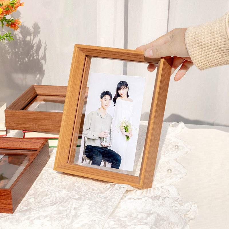 Double-Sided Transparent Photo Frame Display Stand 6inch Calligraphy and Painting Empty Frame Ornaments Washed Photos Made into Acrylic Picture Frames for Wall Hanging Double-Sided Transparent Photo Frame Display Stand 6inch Calligraphy and Painting Empty Frame Ornaments Washed Photos Made into Acrylic Picture Frames for Wall Hanging