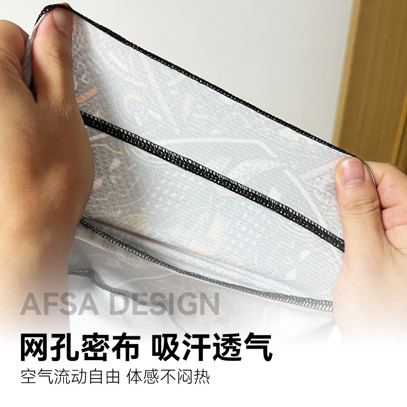 海盗头巾男哈雷帽子运动跑步健身透气吸汗薄款骑行防晒户外包头帽