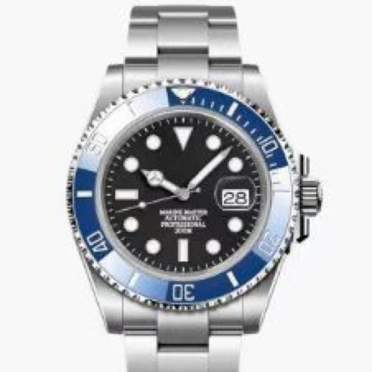 Dunhuang's Best-Selling Aliexpress Foreign Trade Cross-Border Precision-Made Men's Nh35/8215 Fully Automatic Mechanical Steel Watch