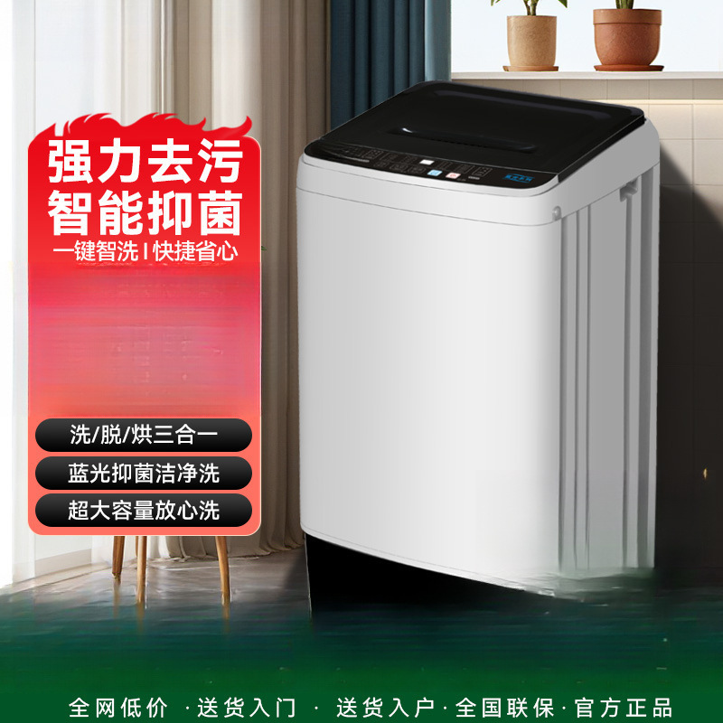 Washing Machine, Fully Automatic Semi-Automatic Washing Machine, Large Capacity Washing, Drying, Washing and Removing All-In-One, Small Washing Machine for Rental Housing