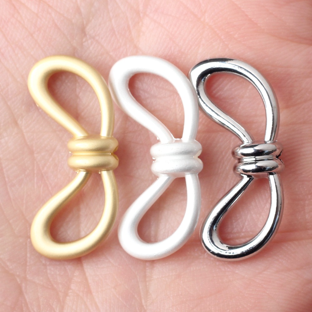 20 PCS/Package 11 * 25mm Alloy Bow Knot Spacer Bars display picture 6