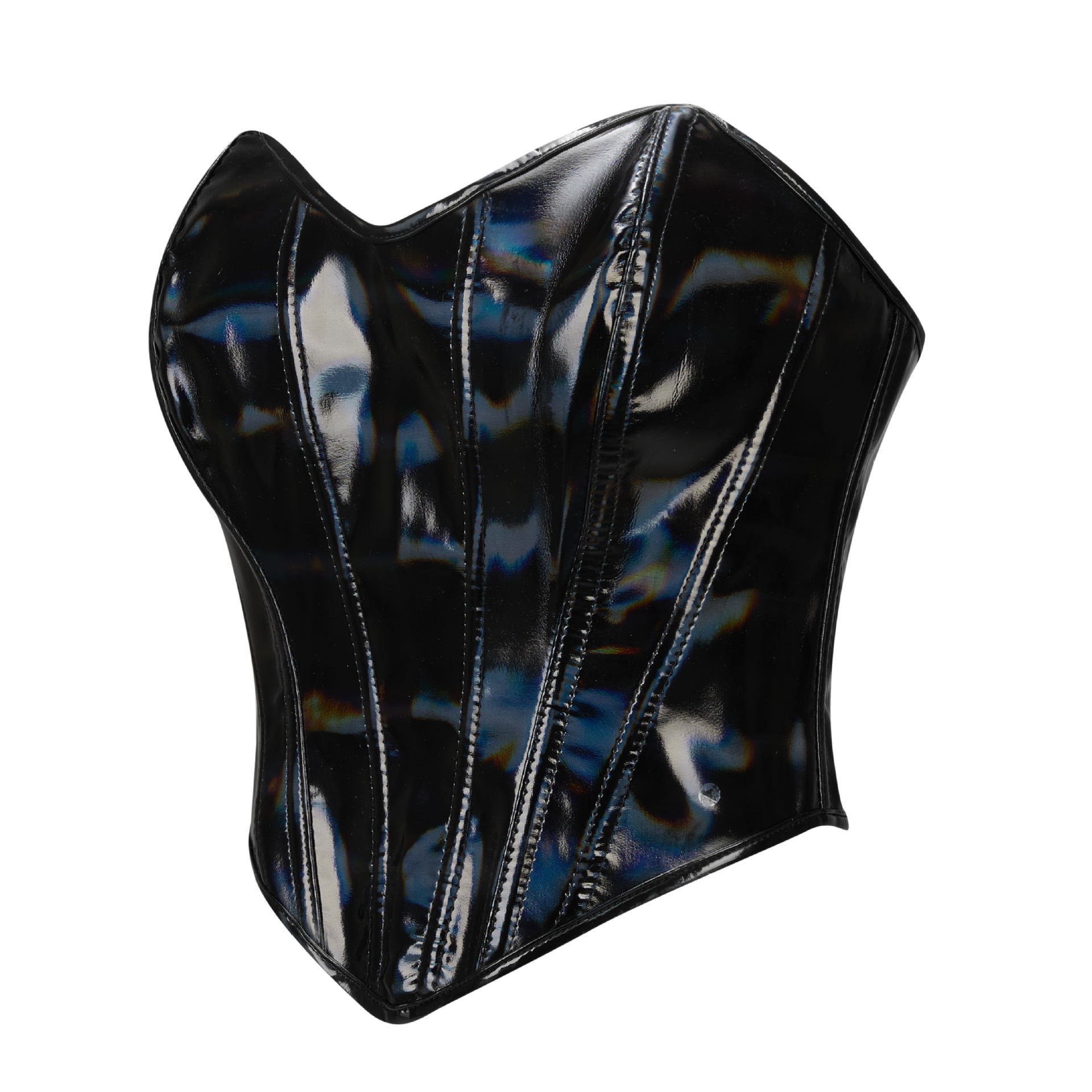 Transfronterizo nuevo PVC cuero hueso reúnido cintura hermosa espalda pechos sexy cintura ropa de cuerpo Amazon fuente de divisas